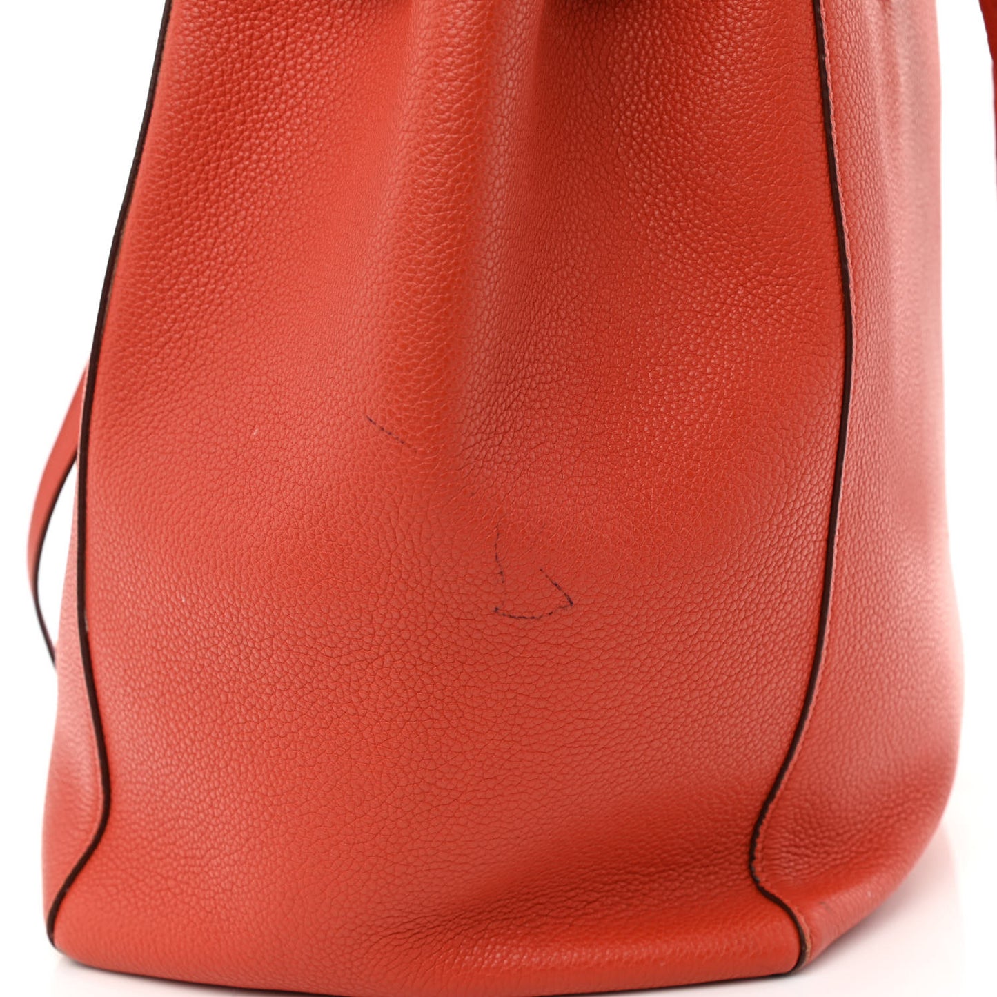 Soft Grained Calfskin Small Belt Cabas Phantom Brick