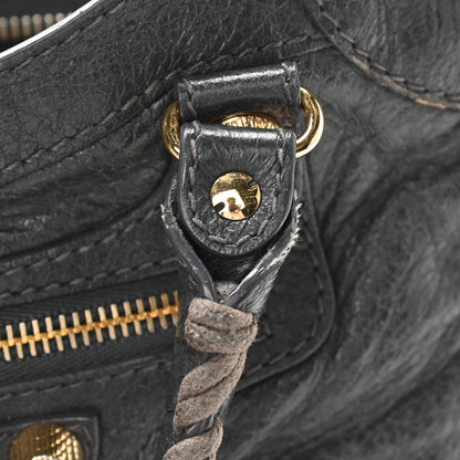 Balenciaga Agneau Giant 12 Gold Hardware Mini City Gris Fossile 13 of 20