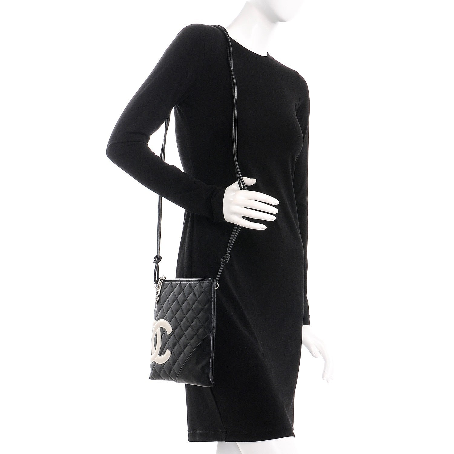 Chanel Calfskin Cambon Flat Messenger Black 2 of 11
