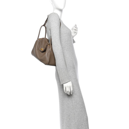 Hermes Taurillon Clemence Lindy 26 Etoupe 2 of 12