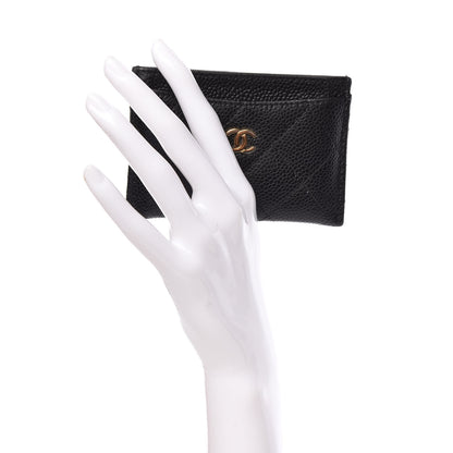 Chanel Caviar Quilted Card Holder Black 2 of 10