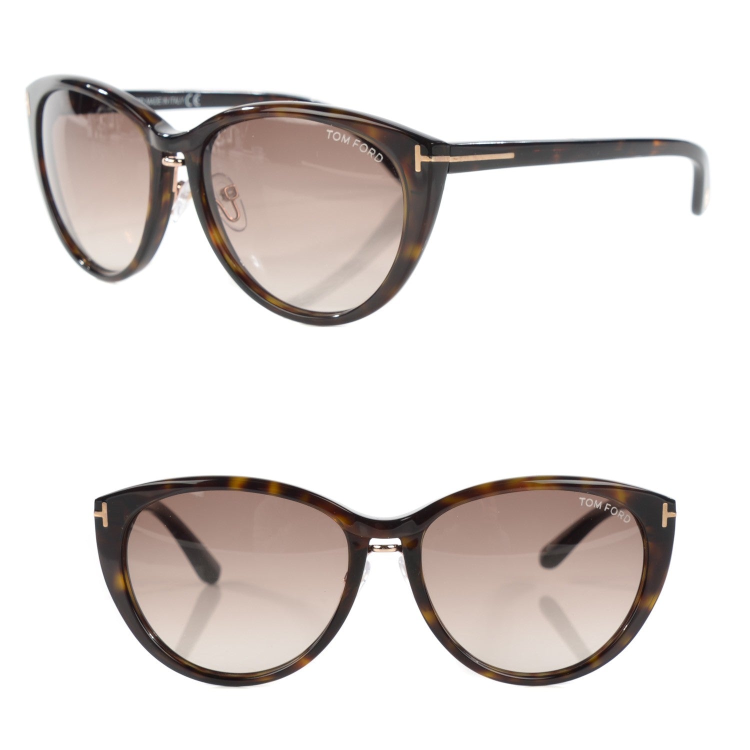 Tom Ford Gina TF 345 Sunglasses Brown 1 of 5