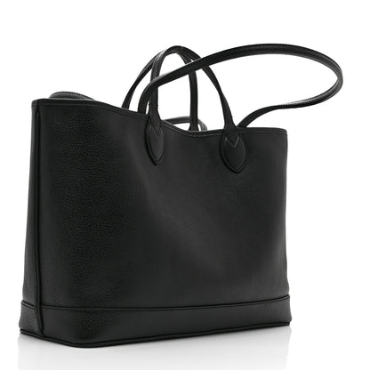 Gucci Textured Dollar Calfskin Medium Ophidia Shoulder Tote Bag Black 3 of 11