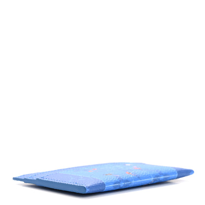 Louis Vuitton Monogram Double Card Holder Basketball Blue 4 of 7