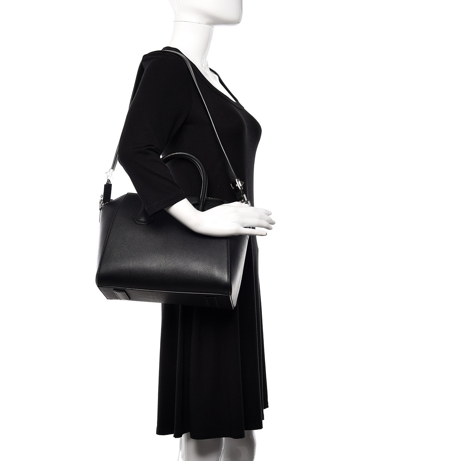 Givenchy Sugar Goatskin Small Antigona Black 2 of 10