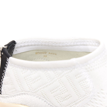 Fendi Technical 3D Mesh Womens FFluid Zip Up Sneakers 39 White Latte Ruggine 7 of 7