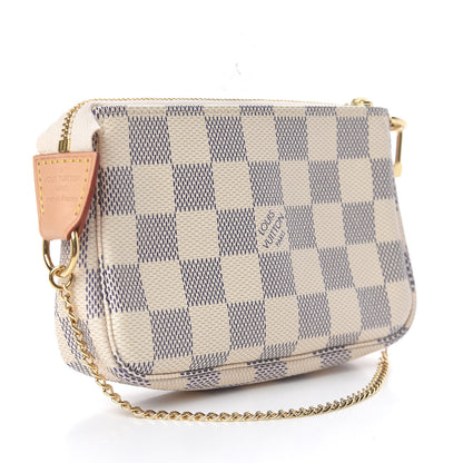 Louis Vuitton Damier Azur Mini Pochette Accessories 3 of 9