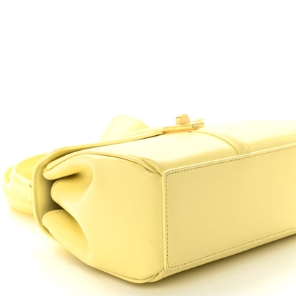 Celine Satinated Calfskin Mini 16 Top Handle Bag Soft Yellow 9 of 10