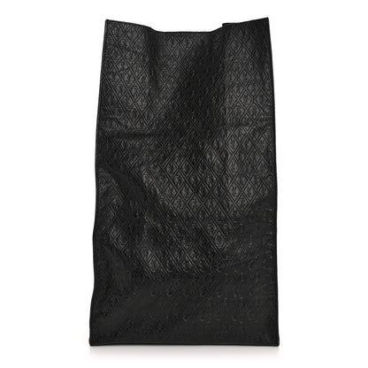 Saint Laurent Calfskin Monogram Deli Paper Bag Vintage Black 1 of 8