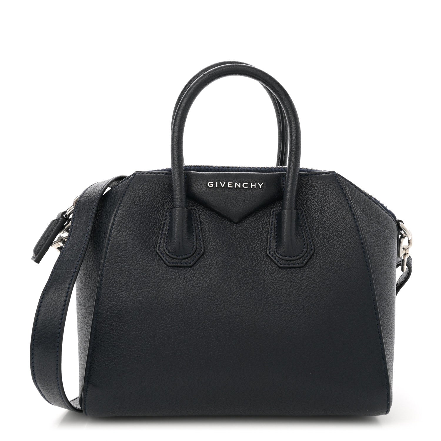 Givenchy Sugar Goatskin Mini Antigona Night Blue 1 of 13