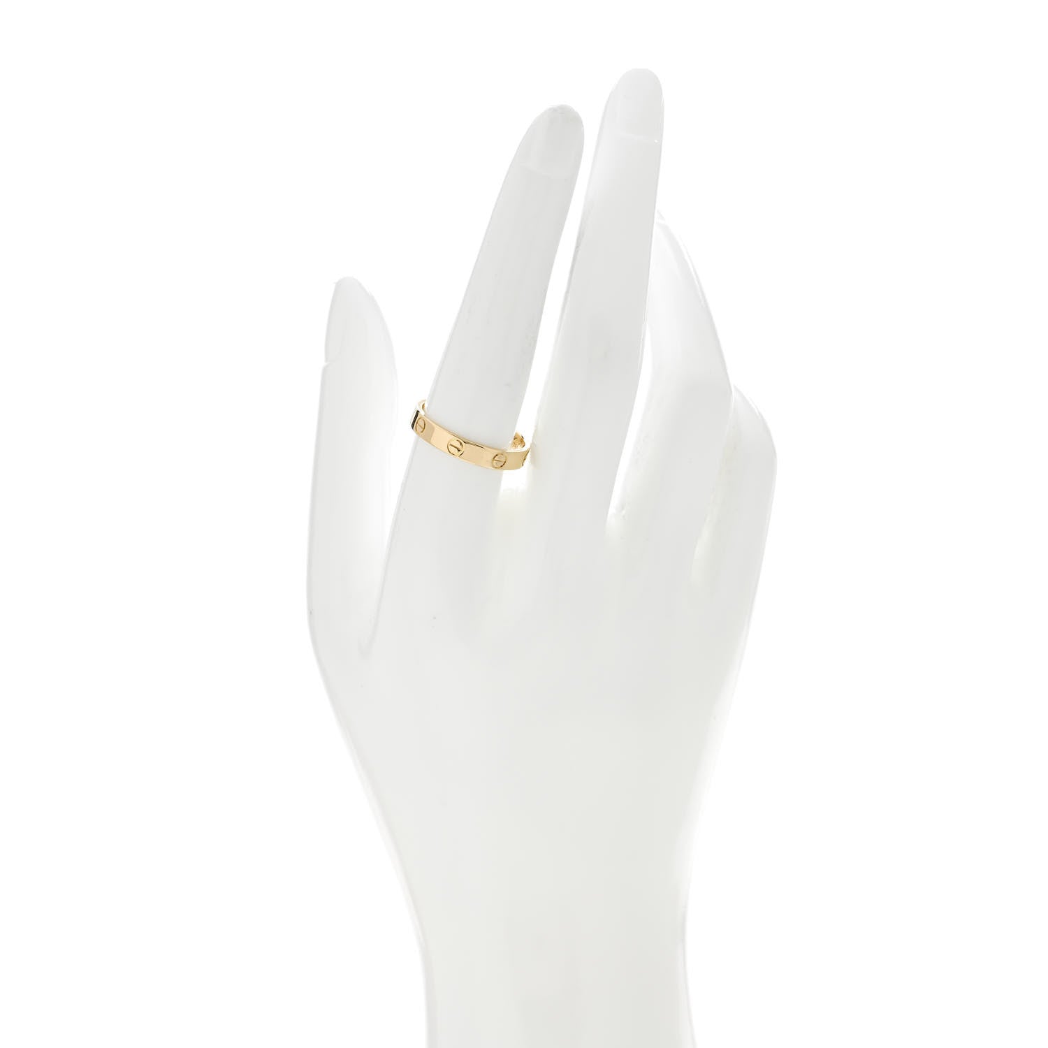 Cartier 18K Yellow Gold 3.5mm LOVE Wedding Band Ring 59 8.75 2 of 5