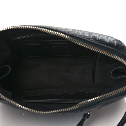 Balenciaga Agneau Classic Silver Hardware Graffiti Reporter XS Black 5 of 9