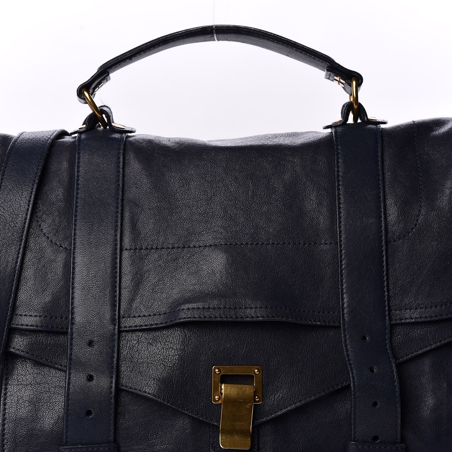 Proenza Schouler Lambskin Large PS1 Satchel Midnight 8 of 8