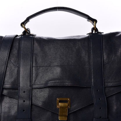 Proenza Schouler Lambskin Large PS1 Satchel Midnight 8 of 8
