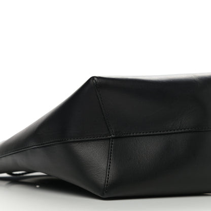 Mansur Gavriel Vegetable Tanned Calfskin Bucket Bag Black Flamma 8 of 9