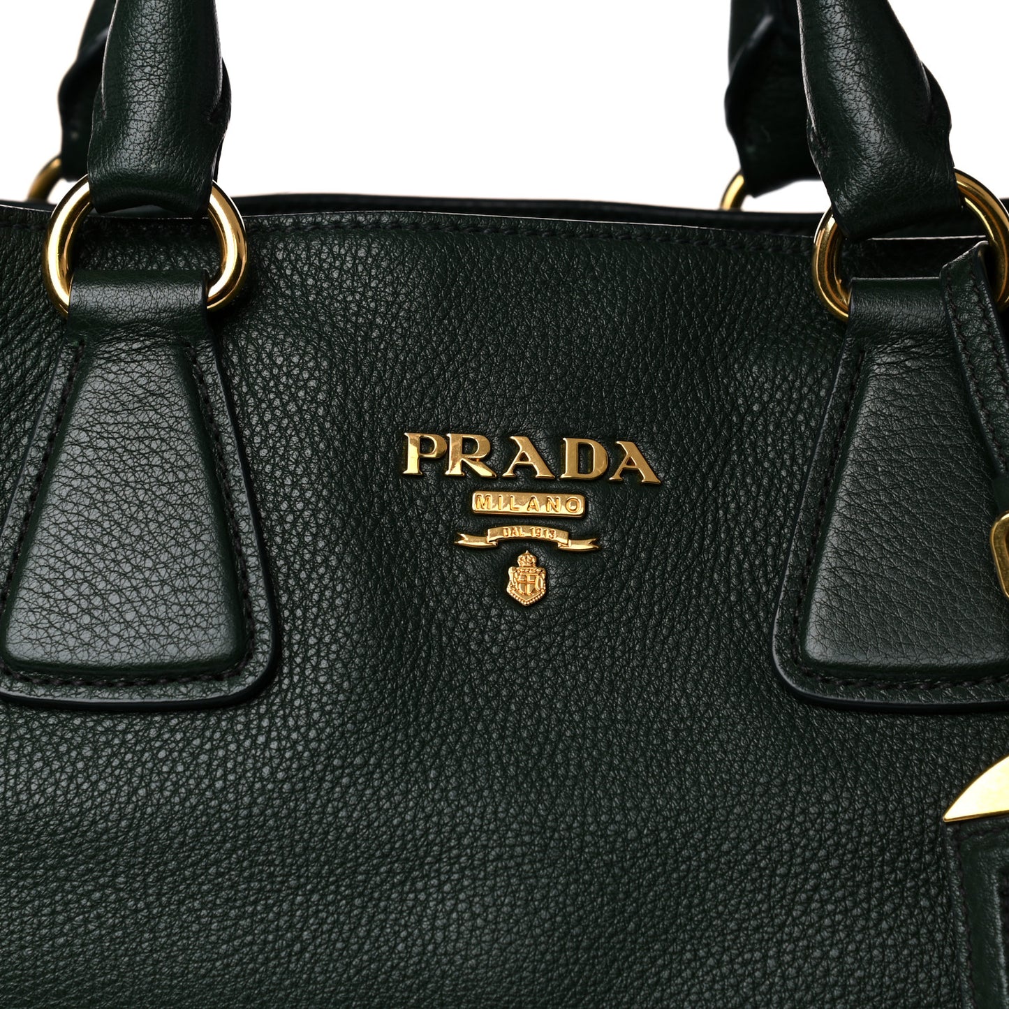 Vitello Daino Side Zip Tote Foresta
