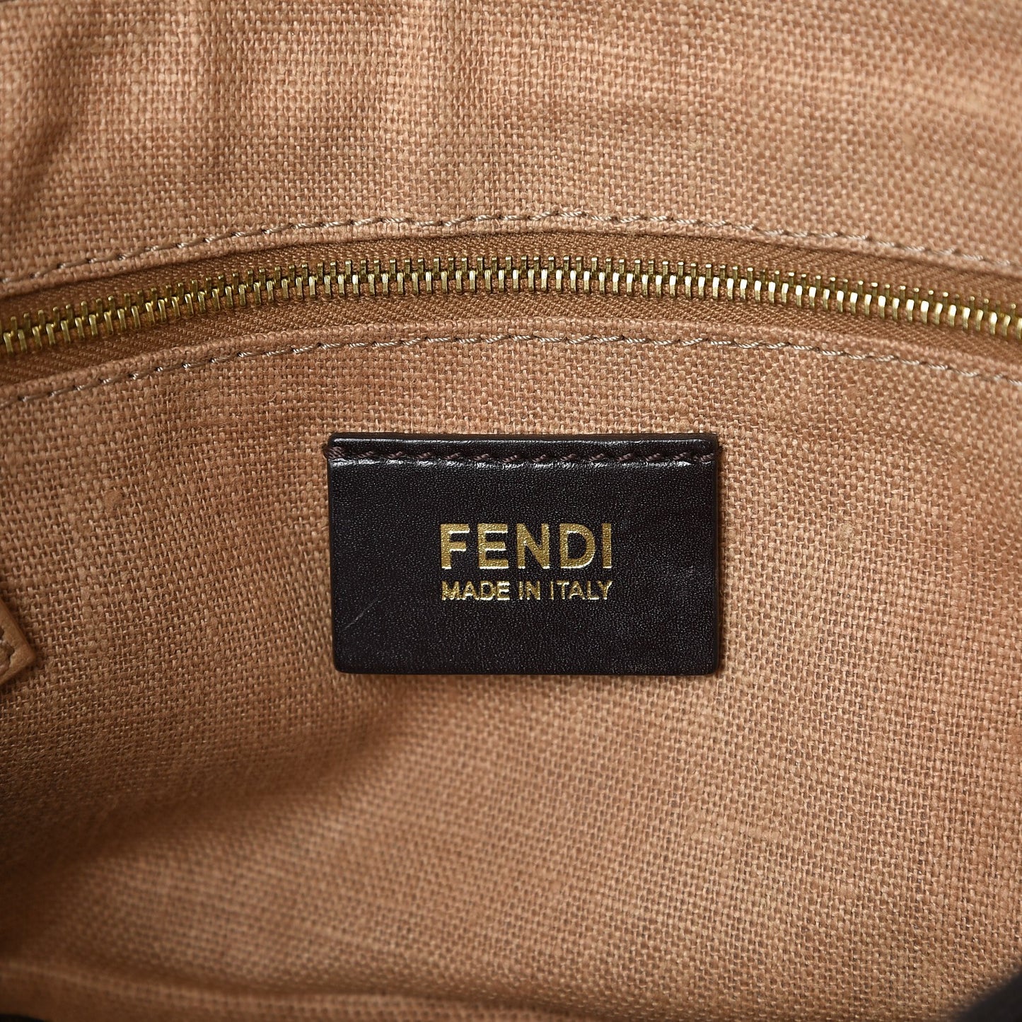 Calfskin Paris Pequin Small Shoulder Bag Beige