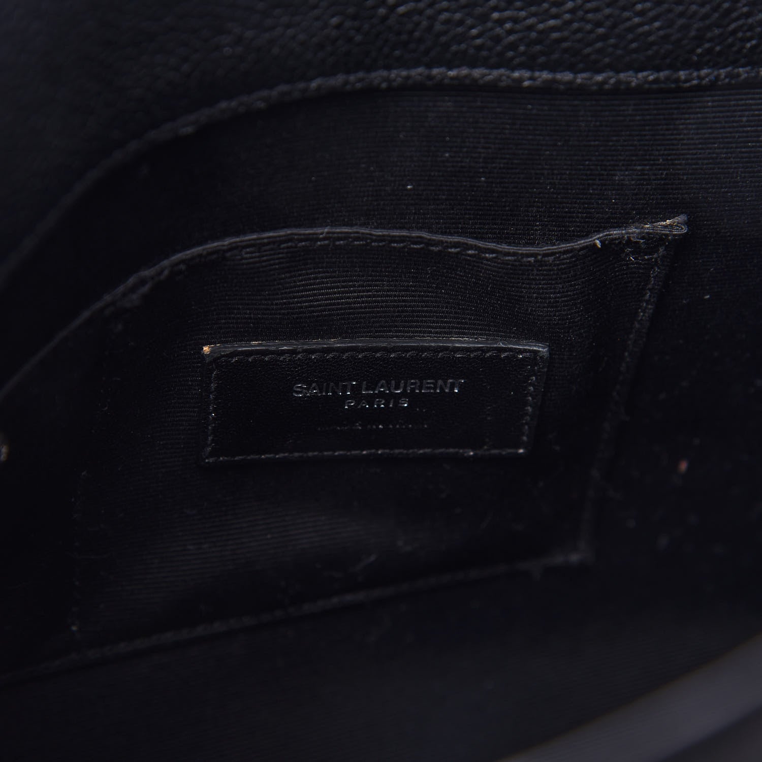 Saint Laurent Grained Calfskin Baby Sac De Jour Black 8 of 10