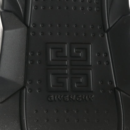 Givenchy Crinkled Calfskin Shearling Shark Lock Biker Ankle Boots 39 Black Natural 7 of 8