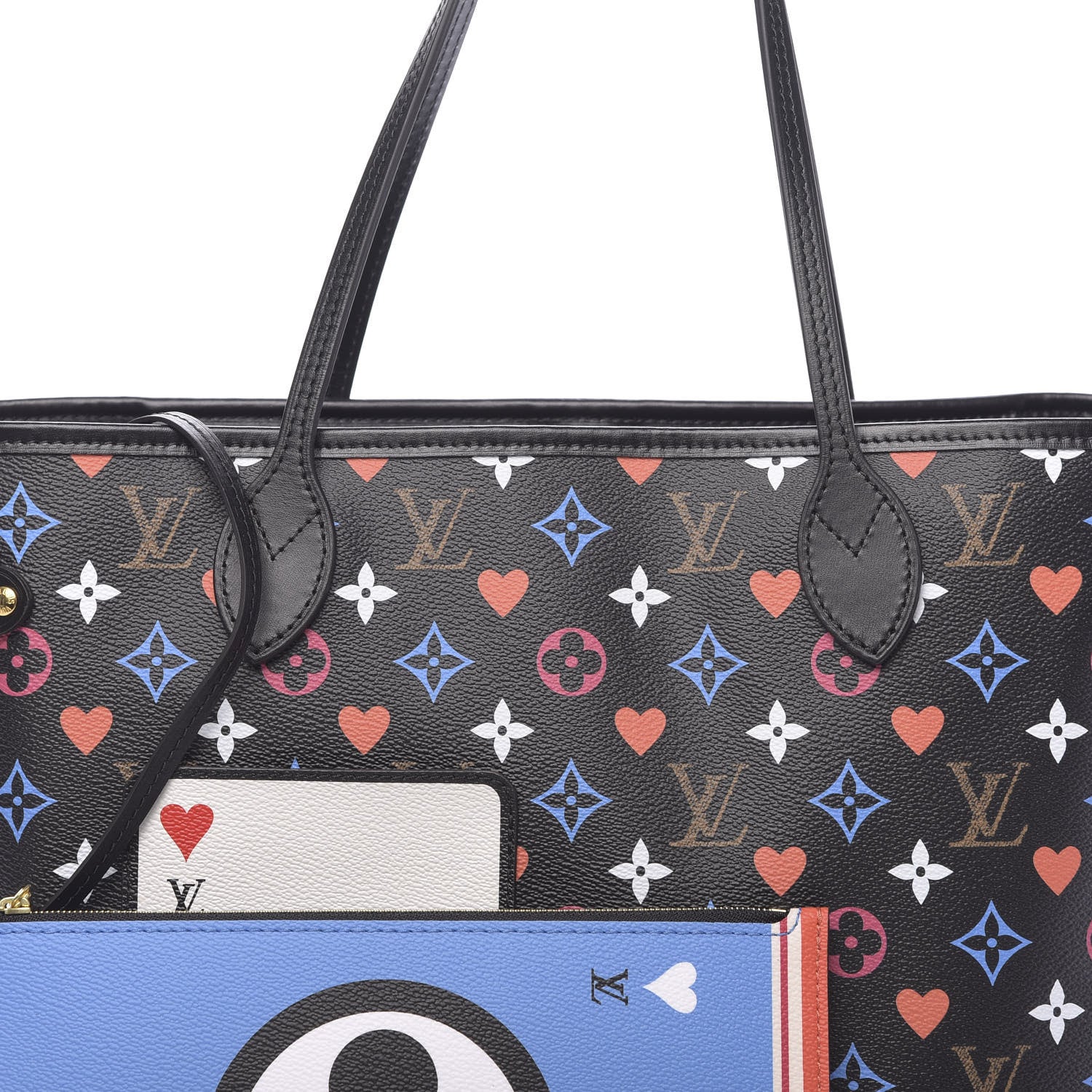 Louis Vuitton Game On Neverfull MM Black 8 of 10