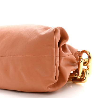 Bottega Veneta Calfskin The Pouch Chain Clay 10 of 10