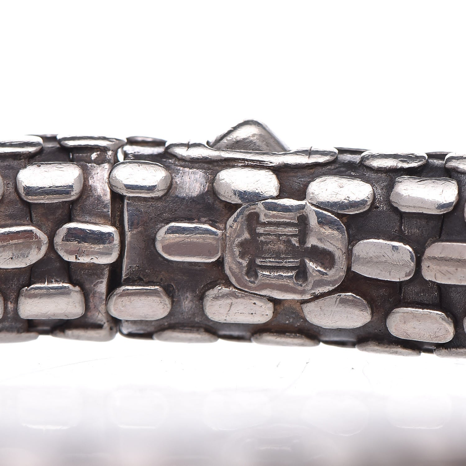 John Hardy Sterling Silver 8mm Dot Bangle Bracelet 4 of 4
