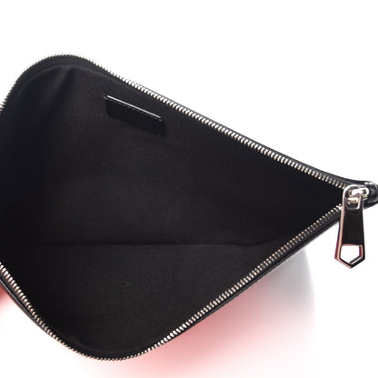 Givenchy Calfskin Love Print Medium Flat Pouch Black 5 of 9