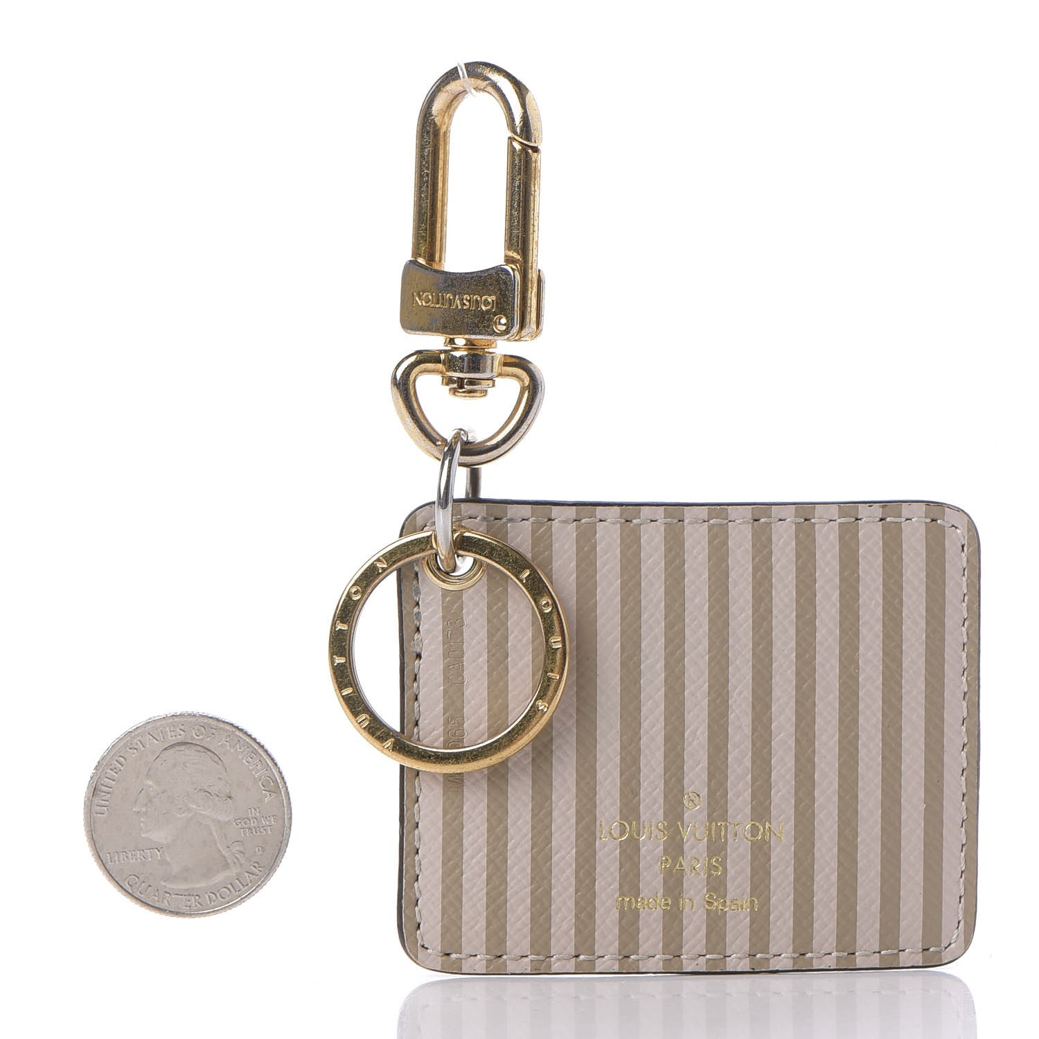 Louis Vuitton Damier Ebene Illustre Trunk Key Holder Beige 2 of 4