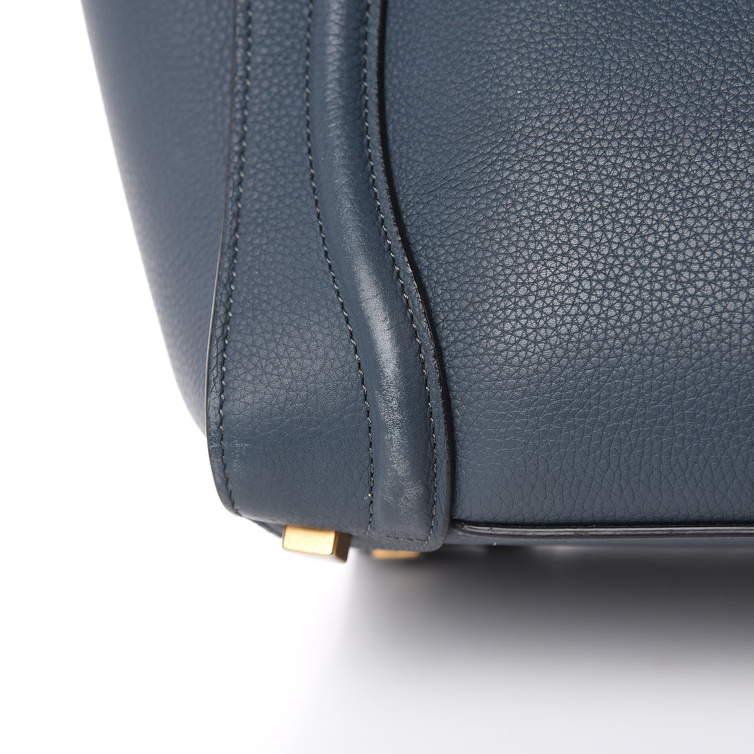 Celine Drummed Calfskin Micro Luggage Orage 16 of 20