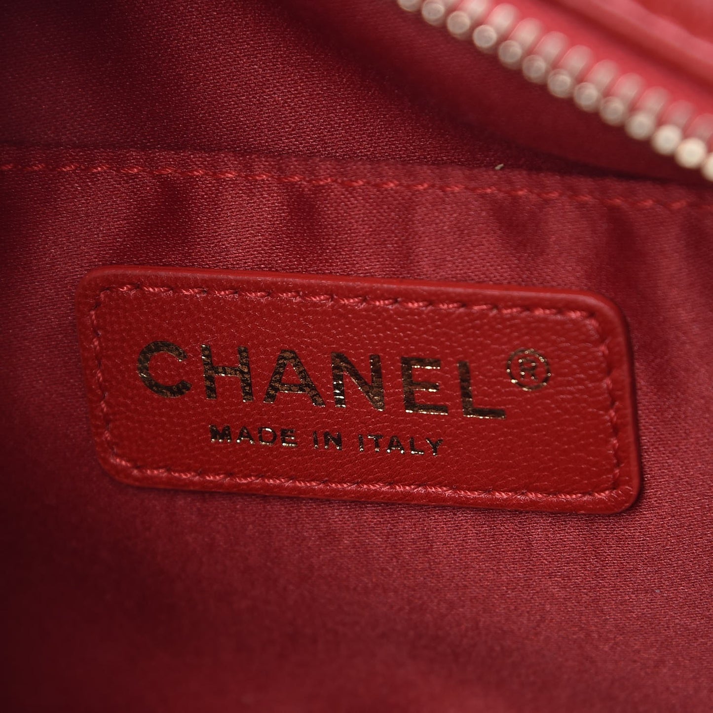 Lambskin Quilted Hobo Red