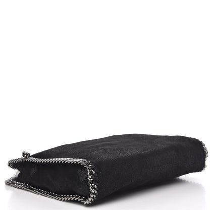 Stella McCartney Shaggy Deer Small Falabella Fold Over Tote Black 4 of 9