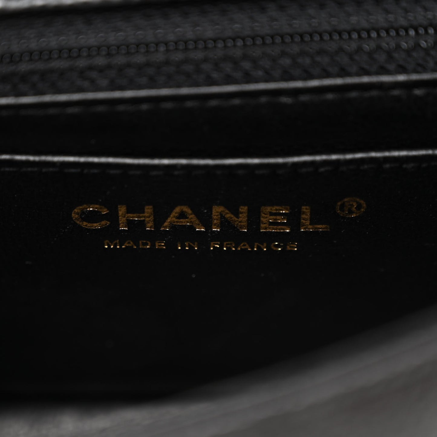 Caviar Quilted Mini Rectangular Flap Black