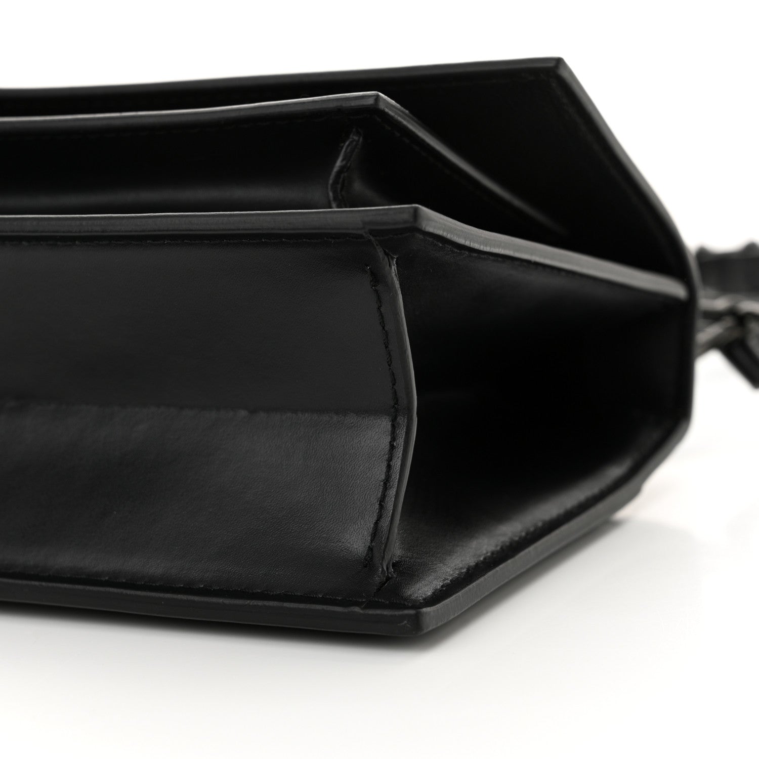 Balenciaga Box Calfskin Monochrome XS Sharp Top Handle Bag Black 10 of 13