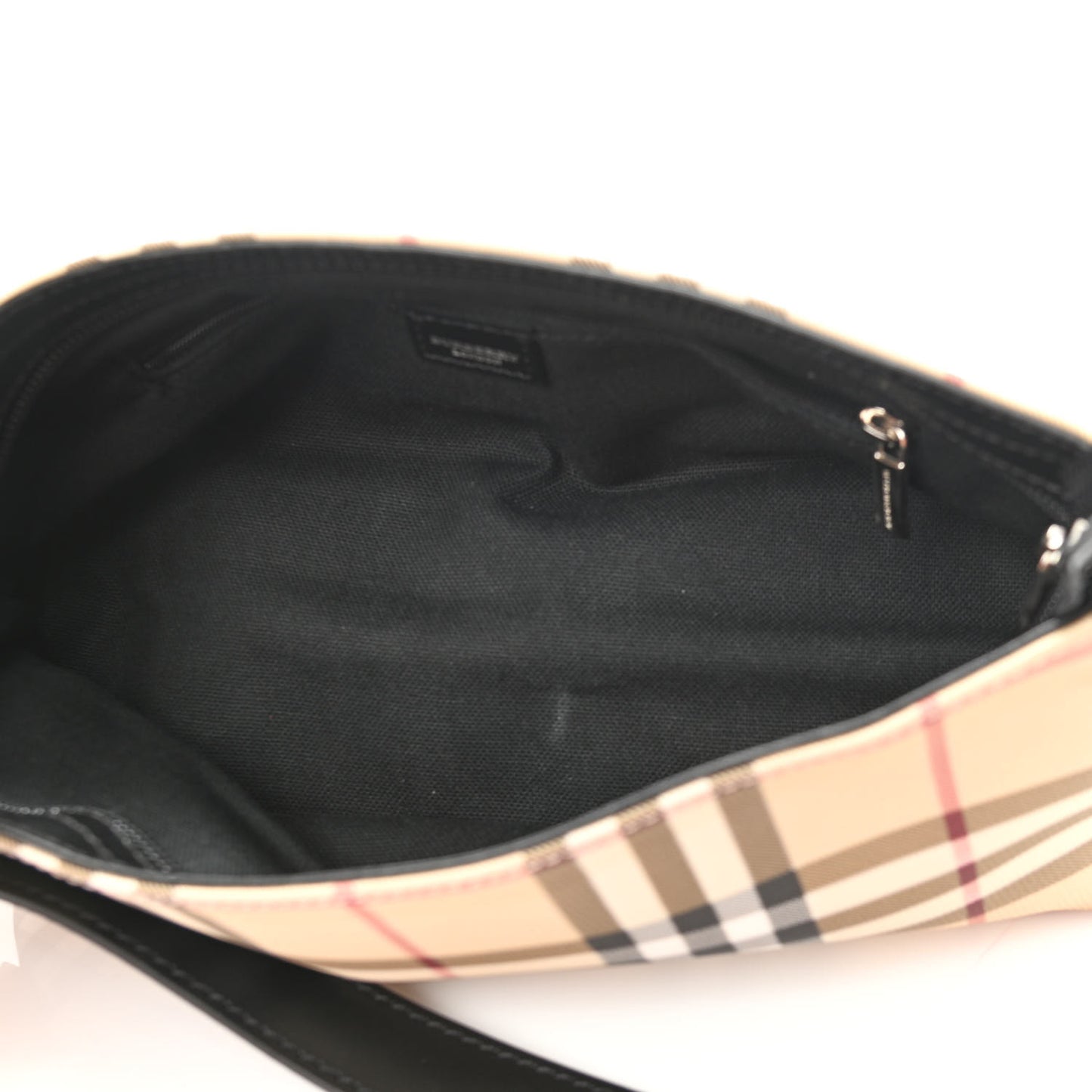 House Check Small Shoulder Bag Black