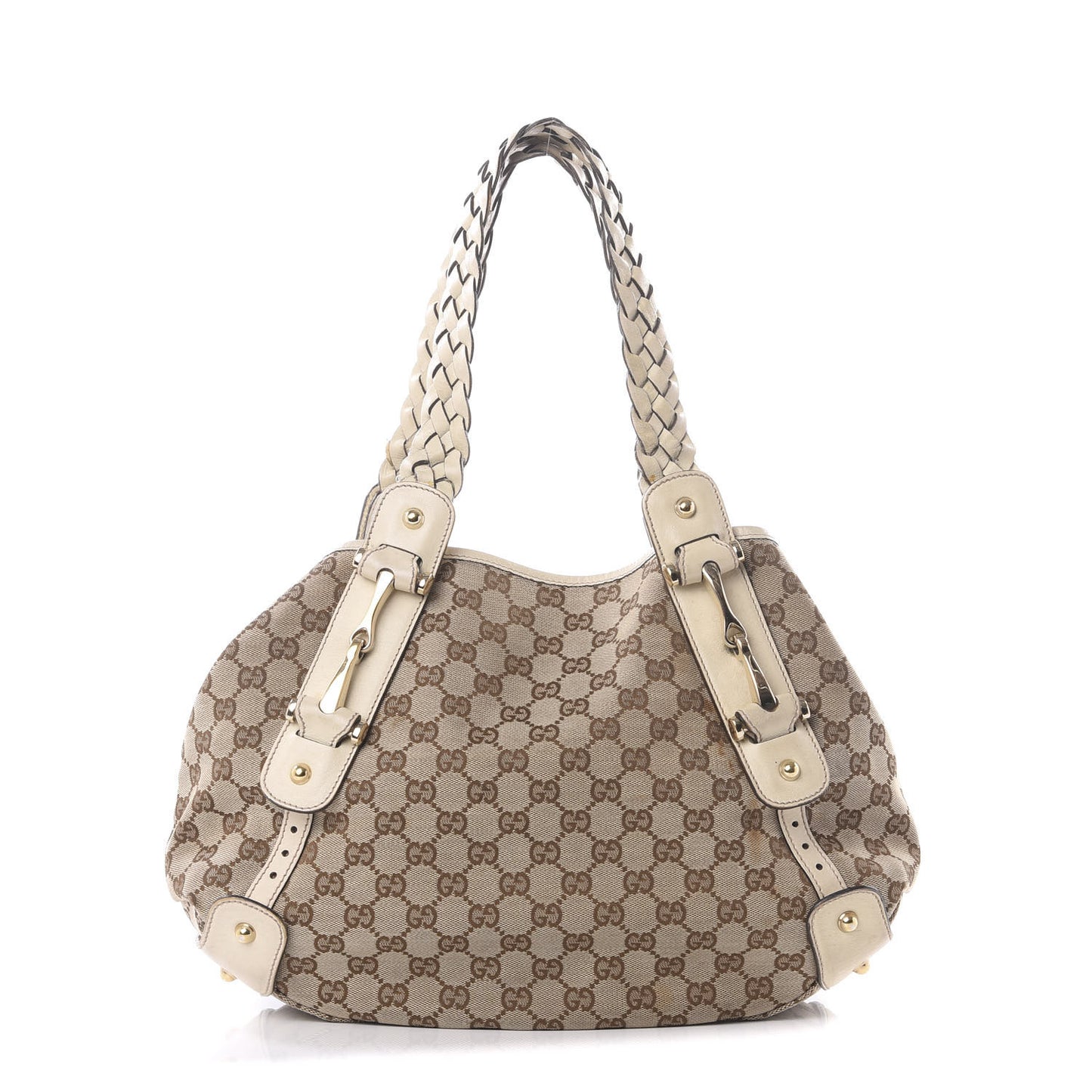 Monogram Small Pelham Shoulder Bag Off White