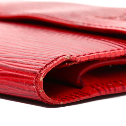 Louis Vuitton Epi Porte Tresor International Wallet Castillan Red 9 of 10