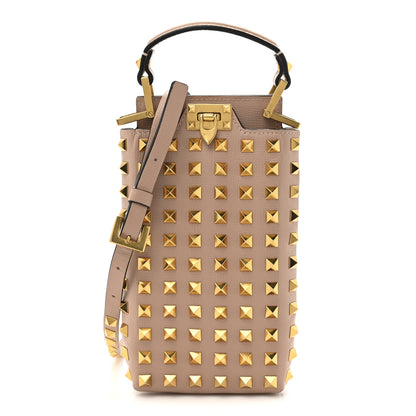 Valentino Garavani Calfskin Alcove Phone Case Crossbody Poudre 1 of 9