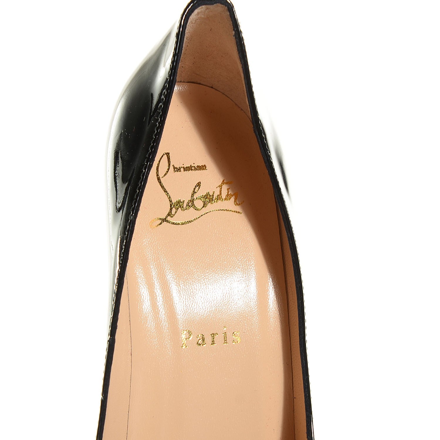 Christian Louboutin Patent Simple 85 Pumps 37 Black 7 of 7