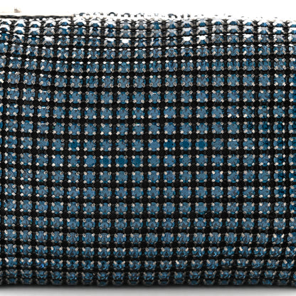 Alexander Wang Mesh Crystal Rhinestone Mini Heiress Pouch Navy 9 of 11