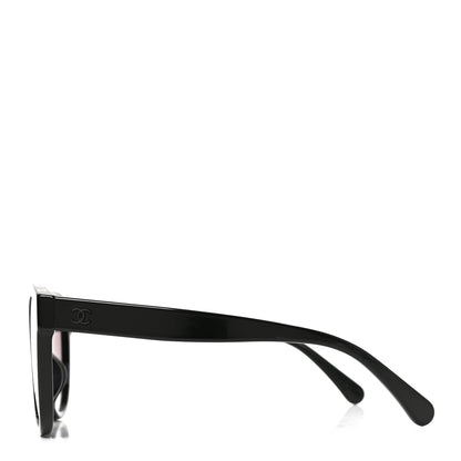 Chanel Acetate CC Butterfly Sunglasses 5414-A Black Yellow 3 of 7