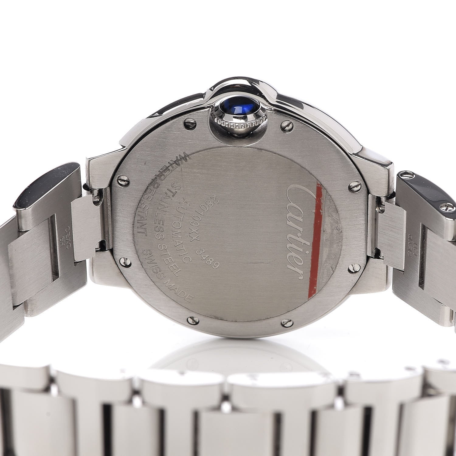 Cartier Stainless Steel 33mm Ballon Bleu De Automatic Watch 5 of 7