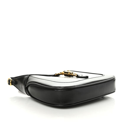 Gucci Boarded Dyana Lux Calfskin Mini Jackie 1961 Hobo Black 4 of 9