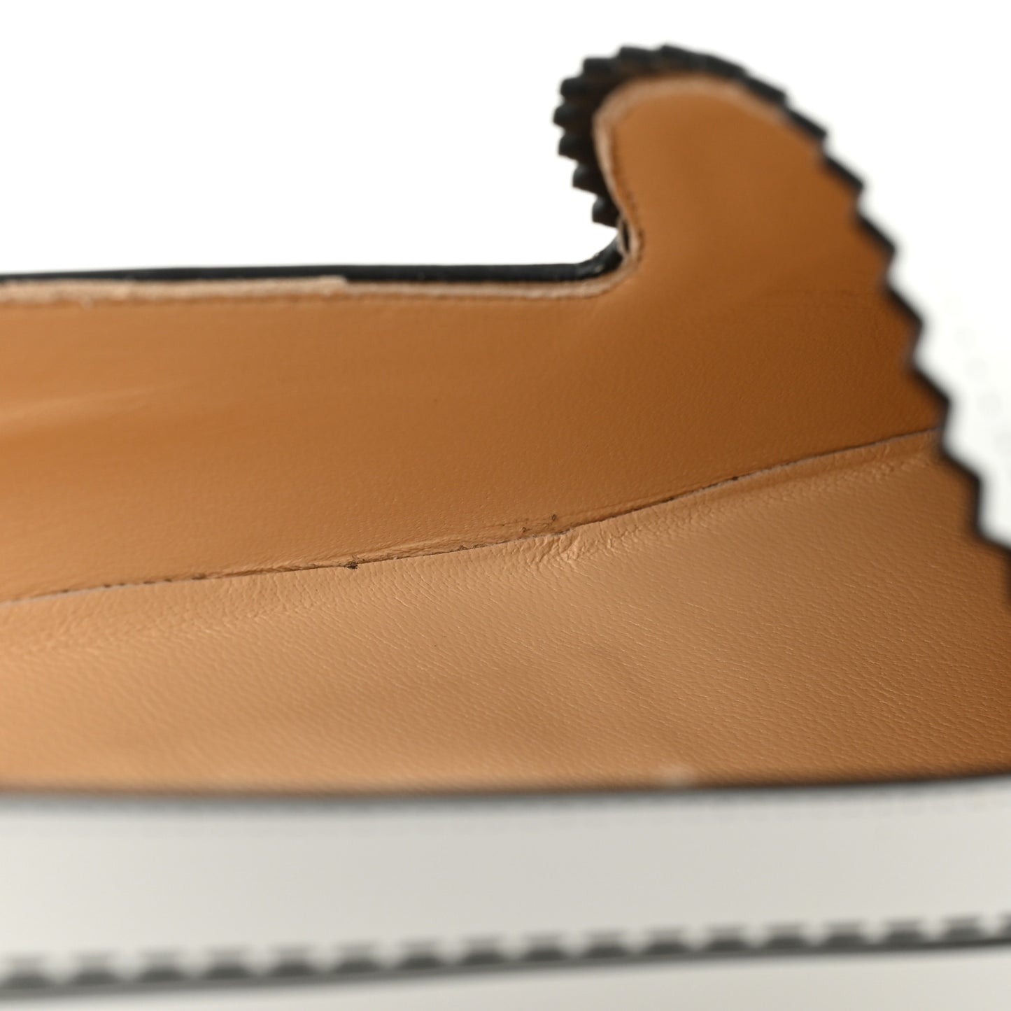 Calfskin Women Mocalaureat Tromp L'oeil Loafers 39 White