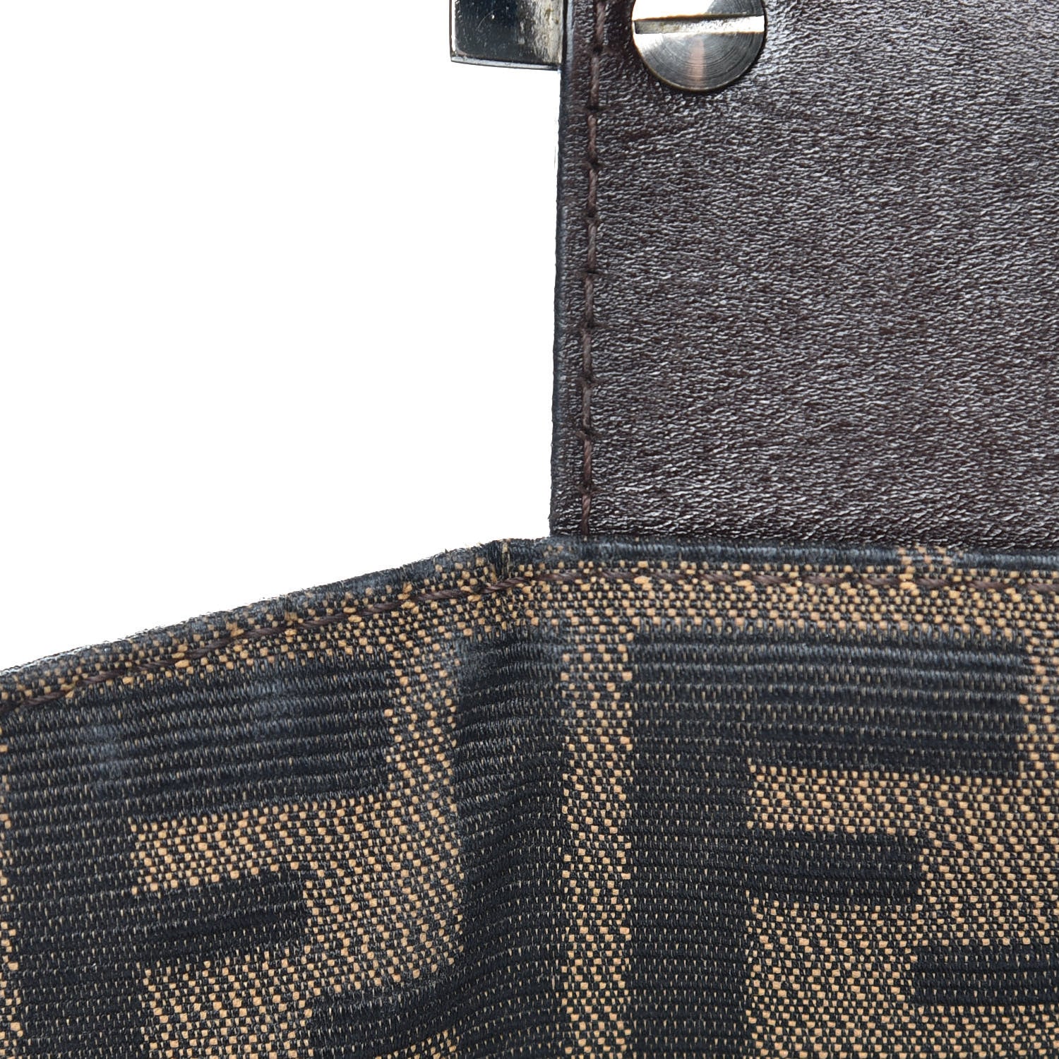 Fendi Zucca Shoulder Bag Tobacco 10 of 10