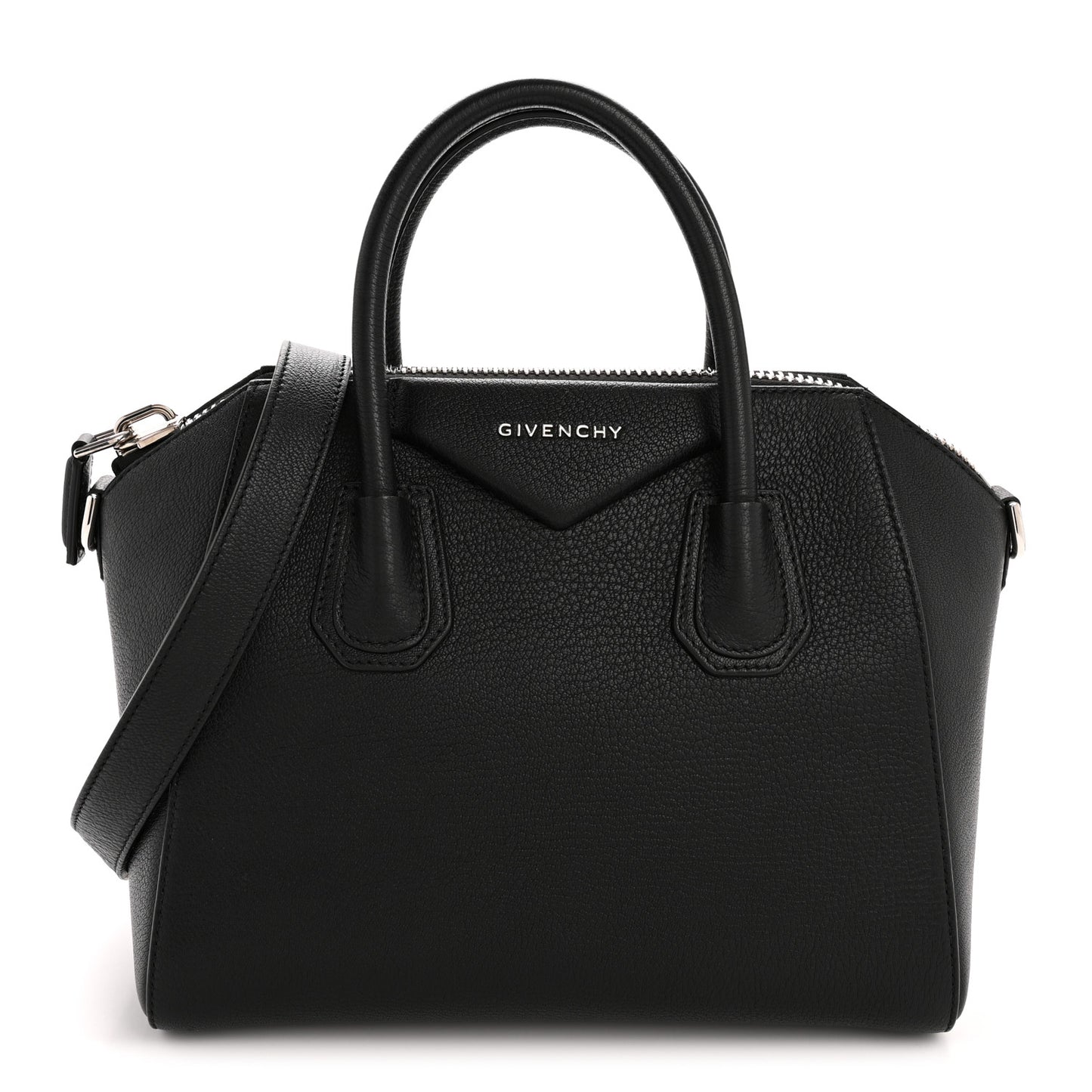 Sugar Goatskin Small Antigona Black