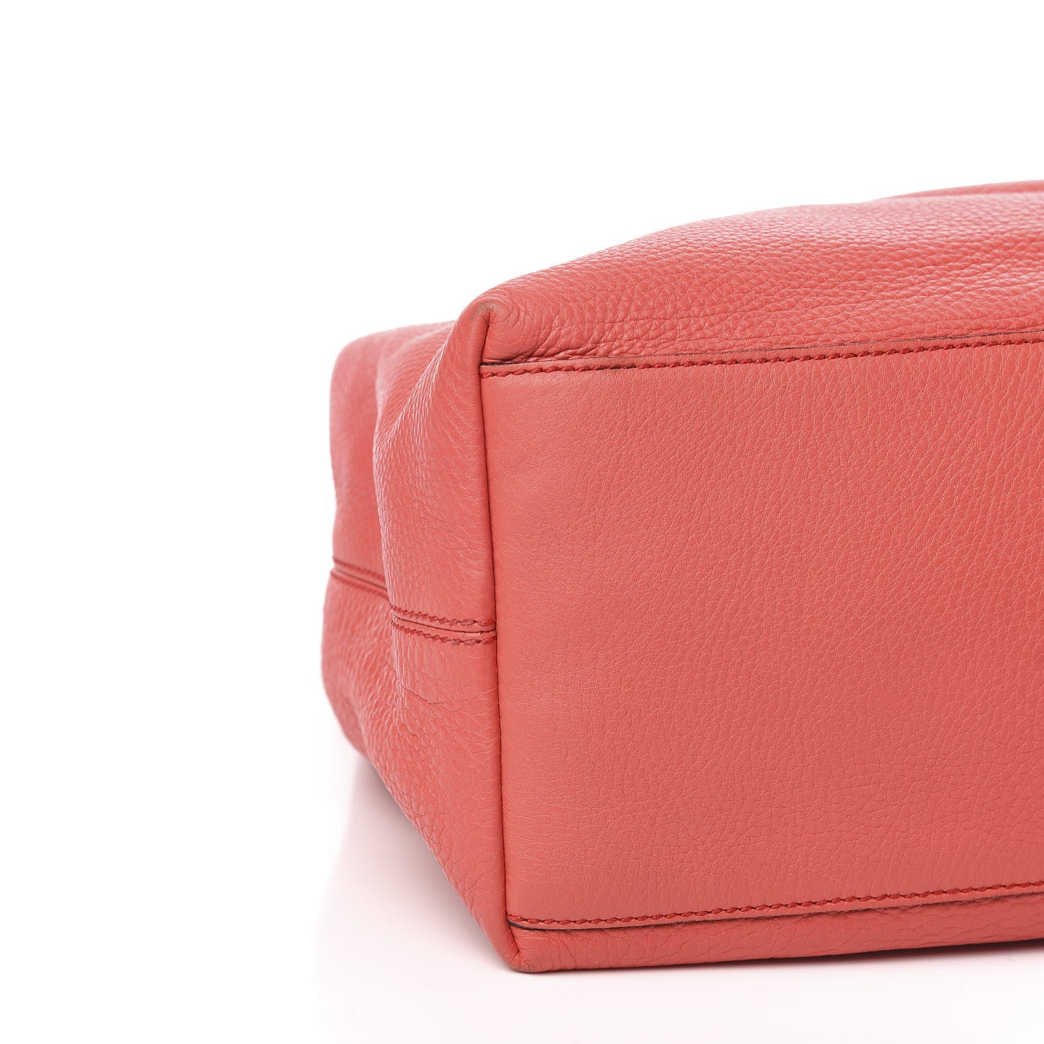Gucci Pebbled Calfskin Medium Soho Chain Shoulder Bag Begonia Pink 8 of 10
