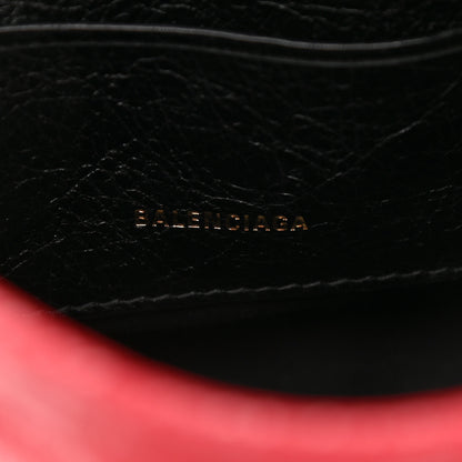Balenciaga Agneau Arena XXS Bazar Shopper Tote Rouge Cardinal 5 of 10
