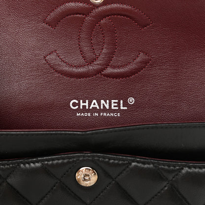 Chanel Lambskin Quilted Small Double Flap Black 6 of 13