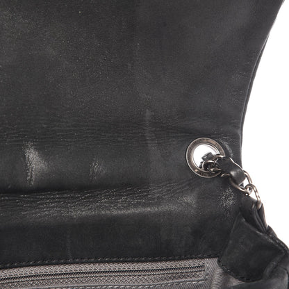 Chanel Iridescent Calfskin Glint Flap Black 7 of 8