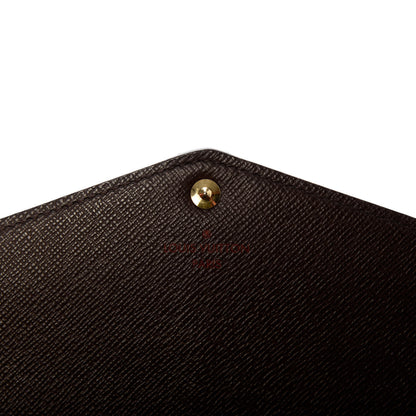 Louis Vuitton Damier Ebene Sarah Wallet NM 6 of 7